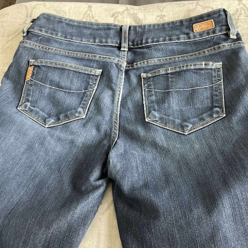 Paige Premium Denim Jeans Size 33 fit more like a 32 Bootcut - Picture 3 of 3